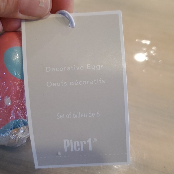 Set of 6 Decorative Eggs from Pier 1 - Picture 7 of 8